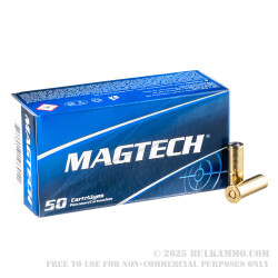 50 Rounds of .38 Spl Ammo by Magtech - 148gr Lead Wadcutter