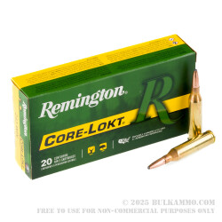 20 Rounds of .243 Win Ammo by Remington - 100gr PSP