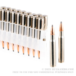 20 Rounds of 30-06 Springfield Ammo by Federal Vital-Shok - 165gr Nosler Partition SP