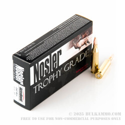 20 Rounds of .243 Win Ammo by Nosler Ammunition - 90gr Nosler Accubond