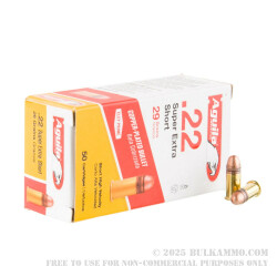 50 Rounds of .22 Short Ammo by Aguila - 29gr CPRN