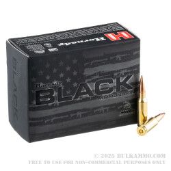 120 Rounds of 6.5 Grendel Ammo by Hornady BLACK - 123gr BTHP