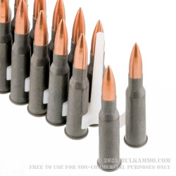 500 Rounds of 7.62x54r Ammo by Tula - 148gr FMJ