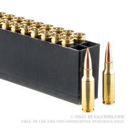 20 Rounds of 6.5mm Grendel  Ammo by Hornady - 123gr SST