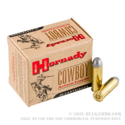 20 Rounds of .45 Long-Colt Ammo by Hornady - 255gr LFN