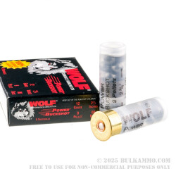 250 Rounds of 12ga Ammo by Wolf -  00 Buck