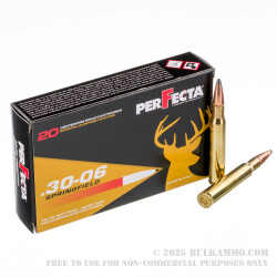 400 Rounds of 30-06 Springfield Ammo by Fiocchi PerFecta - 150gr SP