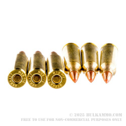 20 Rounds of 6 mm Rem Ammo by Hornady Superformance - 95gr SST