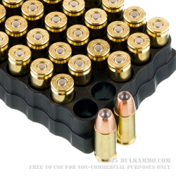 1000 Rounds of 9mm Ammo by Ammo Inc. - 124gr Match JHP