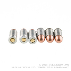 50 Rounds of 9x18mm Makarov Ammo by Silver Bear - 94gr FMJ