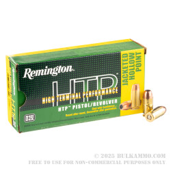 50 Rounds of .45 ACP Ammo by Remington - 185gr JHP