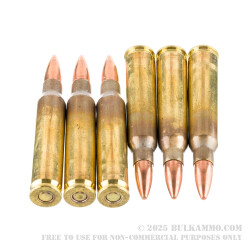 30 Rounds of 5.56x45 Ammo by Winchester - 55gr FMJ M193 on Stripper Clips With Loader