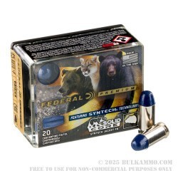 20 Rounds of .45 ACP +P Ammo by Federal Solid Core - 240gr Hard Cast