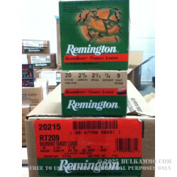 25 Rounds of 20ga ShurShot Target Ammo by Remington - 7/8 ounce #9 Lead Shot