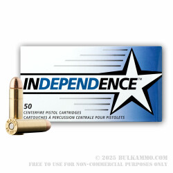 38 Special 130gr FMJ Independence Ammo For Sale