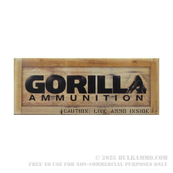 20 Rounds of .300 AAC Blackout Ammo by Gorilla Ammunition - 220gr Sierra MatchKing OTM