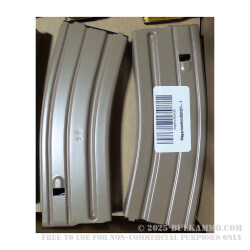 1 Tan Aluminum D&H 5.56/.223 AR-15 Magazine - 30 Round Capacity