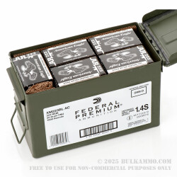 1000 Rounds of .223 Ammo by Federal - 55gr FMJ Packaged in Ammo Can