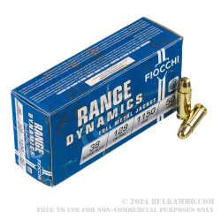 50 Rounds of .38 Super Ammo by Fiocchi - 129gr FMJ