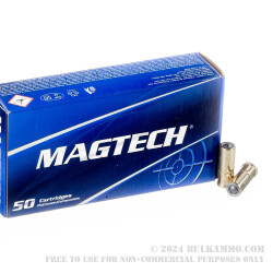 50 Rounds of .32S&W Long Ammo by Magtech - 98gr Lead Wadcutter