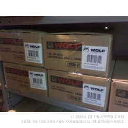 500  Rounds of .223 Ammo by Wolf - 55gr FMJ