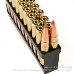 20 Rounds of .300 AAC Blackout Ammo by Hornady - 208gr A-MAX Match