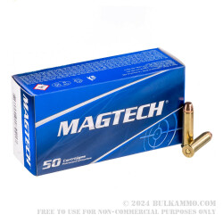 50 Rounds of .357 Mag Ammo by Magtech - 125gr FMJ FN