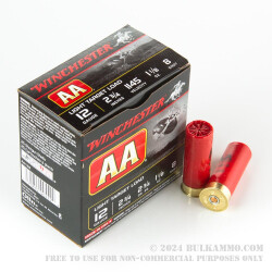 250 Rounds of 12ga Ammo by Winchester -  AA Light Target #8 Shot