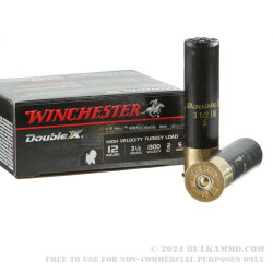 10 Rounds of 12ga Ammo by Winchester Double-X - 2 ounce #5 shot