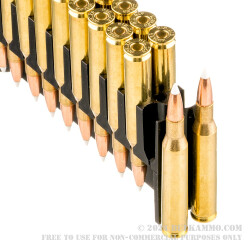 20 Rounds of .270 Win Ammo by Nosler Trophy Grade Ammunition - 130gr Accubond Polymer Tipped