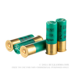 5 Rounds of 12ga Ammo by Remington -  0 Buck