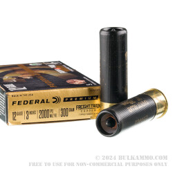 5 Rounds of 12ga Ammo by Federal Freight Train Copper - 300gr Sabot Slug