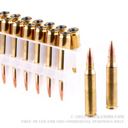 20 Rounds of .223 Ammo by Federal Sierra Match King - 69gr HPBT