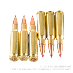 100 Rounds of .308 Win Ammo by Black Hills Gold - 150gr CX