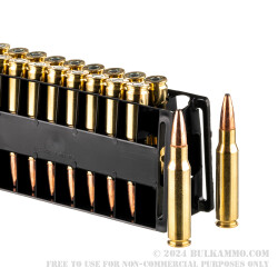 20 Rounds of .308 Win Ammo by Federal - 180gr Fusion