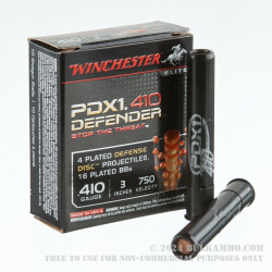 10 Rounds of .410 Ammo by Winchester Elite -  Plated Disc PDX1 Buckshot