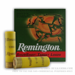 250 Rounds of 20ga Target Ammo by Remington - 7/8 ounce #9 shot
