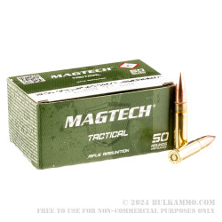 50 Rounds of .300 AAC Blackout Ammo by Magtech - 200gr FMJ