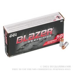 50 Rounds of .380 ACP Ammo by CCI - 95gr FMJ
