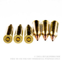 40 Rounds of .22-250 Rem Ammo by Winchester - 45gr JHP