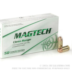 50 Rounds of .45 ACP Ammo by Magtech - 230gr FEB