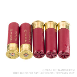 5 Rounds of 12ga Ammo by Federal Vita-Shok with Flitecontrol Wad -  00 Buck 12 Pellet