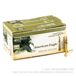 150 Rounds of 5.56x45 Ammo by Federal - 62gr FMJ