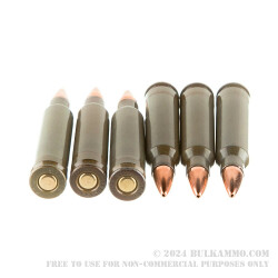 500 Rounds of .223 Ammo by Hornady Steel Cased Match - 55gr HP