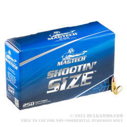 250 Rounds of .40 S&W Ammo by Magtech - 180gr FMJ