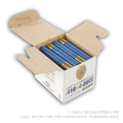 250 Rounds of .410 Ammo by NobelSport -  .4" Buck