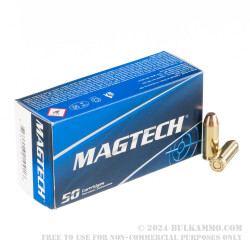 50 Rounds of 10mm Ammo by Magtech - 180gr FMJ