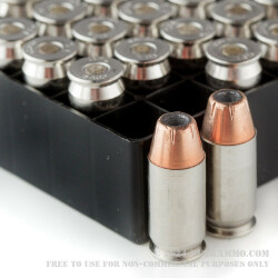 25 Rounds of .45 ACP Ammo by Fiocchi - 200gr JHP