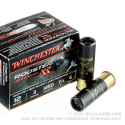 15 Rounds of 12ga Ammo by Winchester - 1 1/4 ounce #6 shot