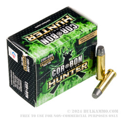 20 Rounds of .357 Mag Ammo by Corbon Hunter - 200gr Hard Cast